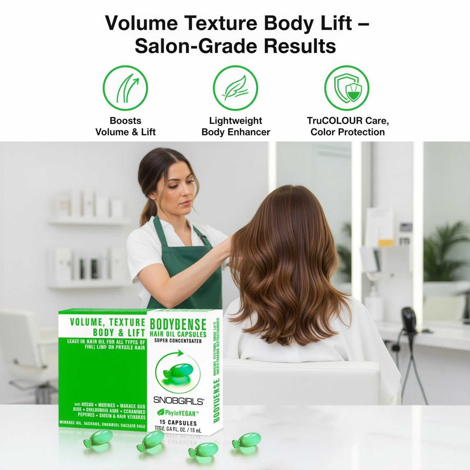 BODYDENSE Hair Oil - Volume + Body Lift - SNOBGIRLS Australia