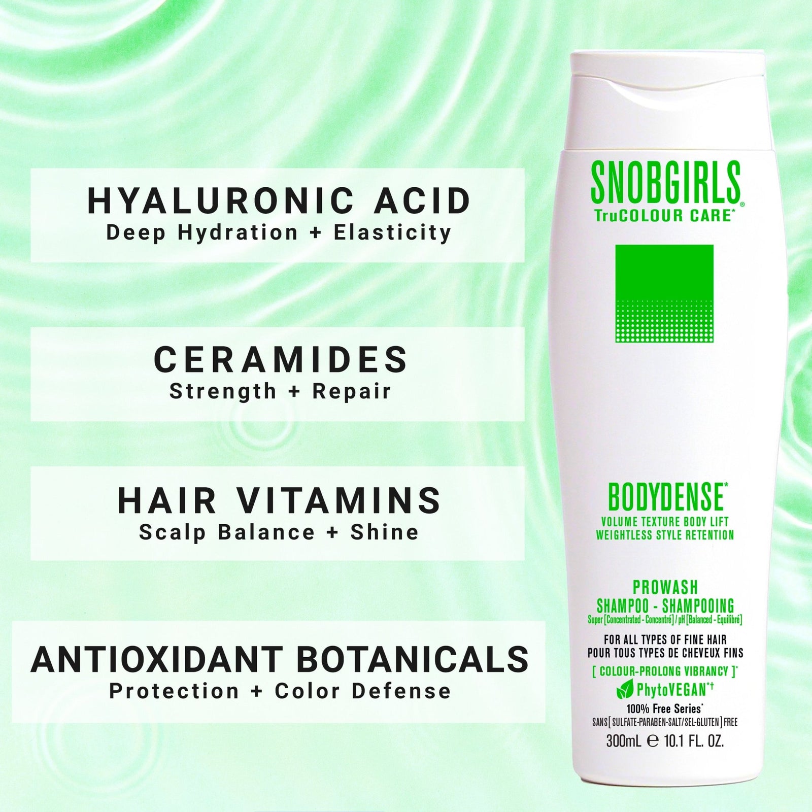 BODYDENSE Vegan Shampoo - SNOBGIRLS Australia