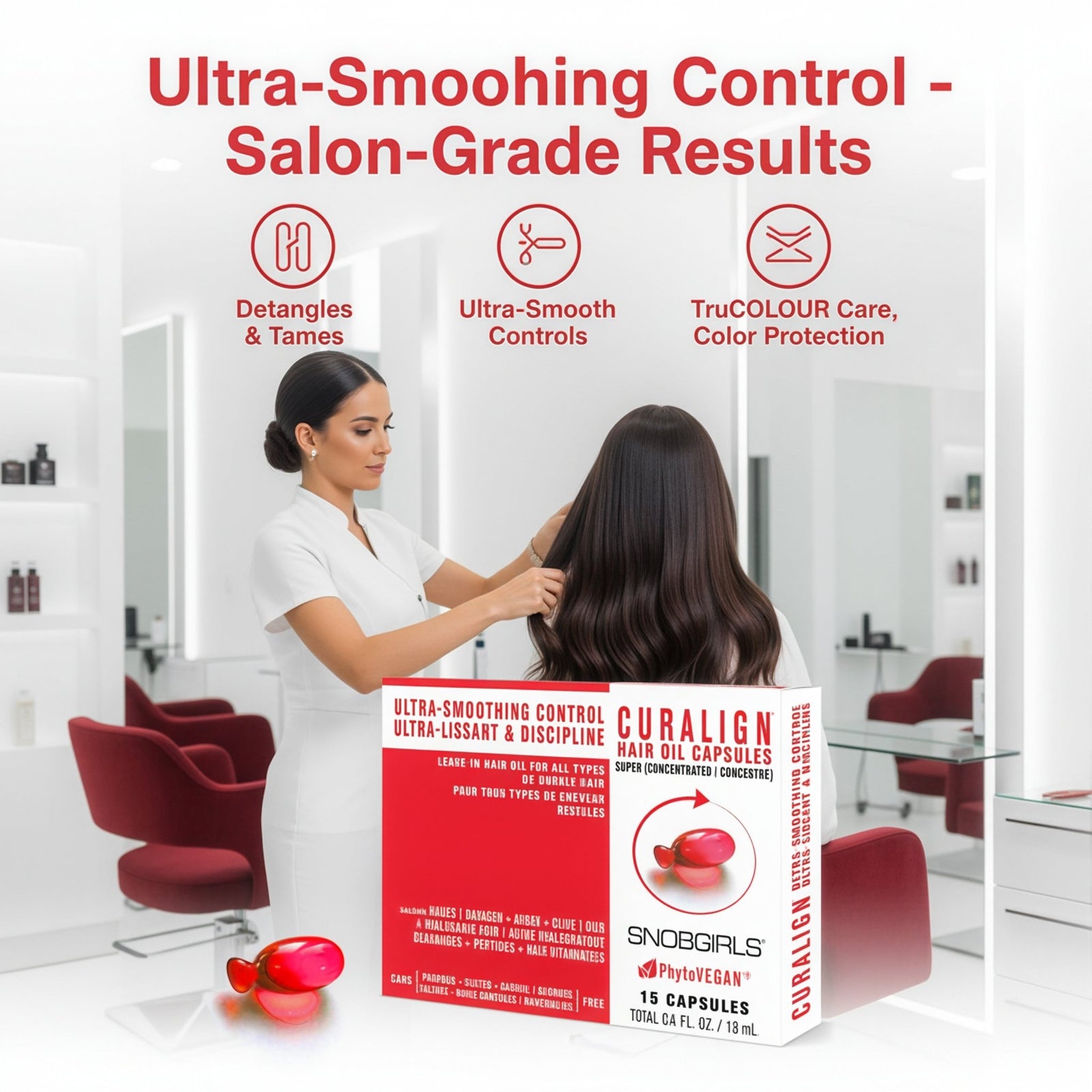 CURALIGN Hair Oil - Ultra - Smoothing + Frizz Control - SNOBGIRLS Australia
