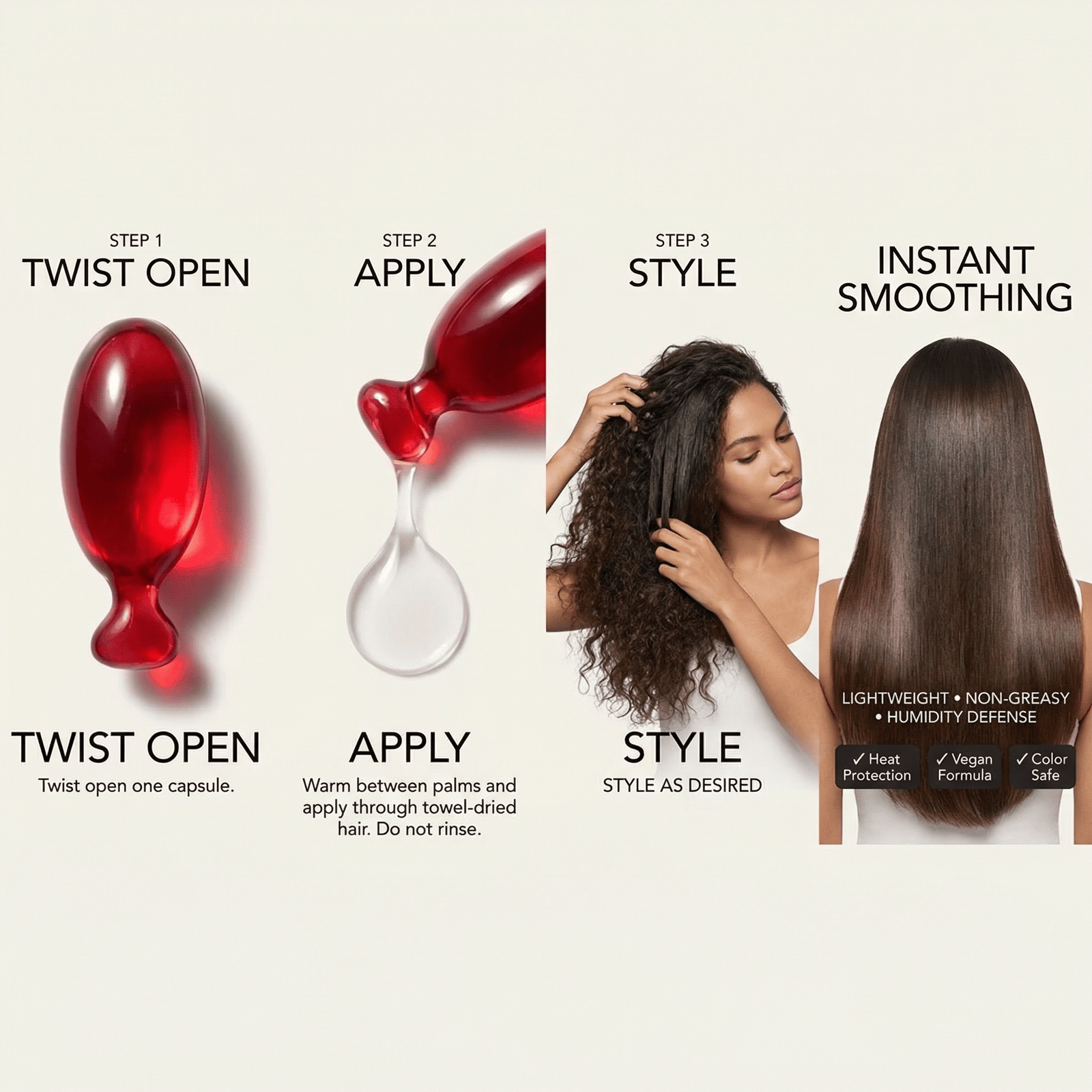 CURALIGN VITAL PRECIOUS OILS - 3 Pack PhytoVEGAN Super Concentrated Intensive Leave - In Hair Oil - SNOBGIRLS Australia