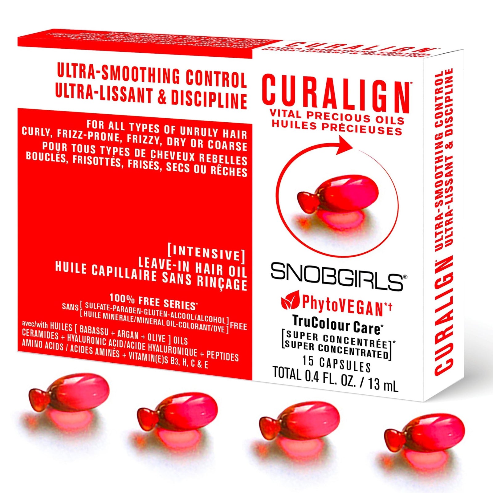 CURALIGN VITAL PRECIOUS OILS - PhytoVEGAN Super Concentrated Intensive Leave - In Hair Oil - SNOBGIRLS Australia