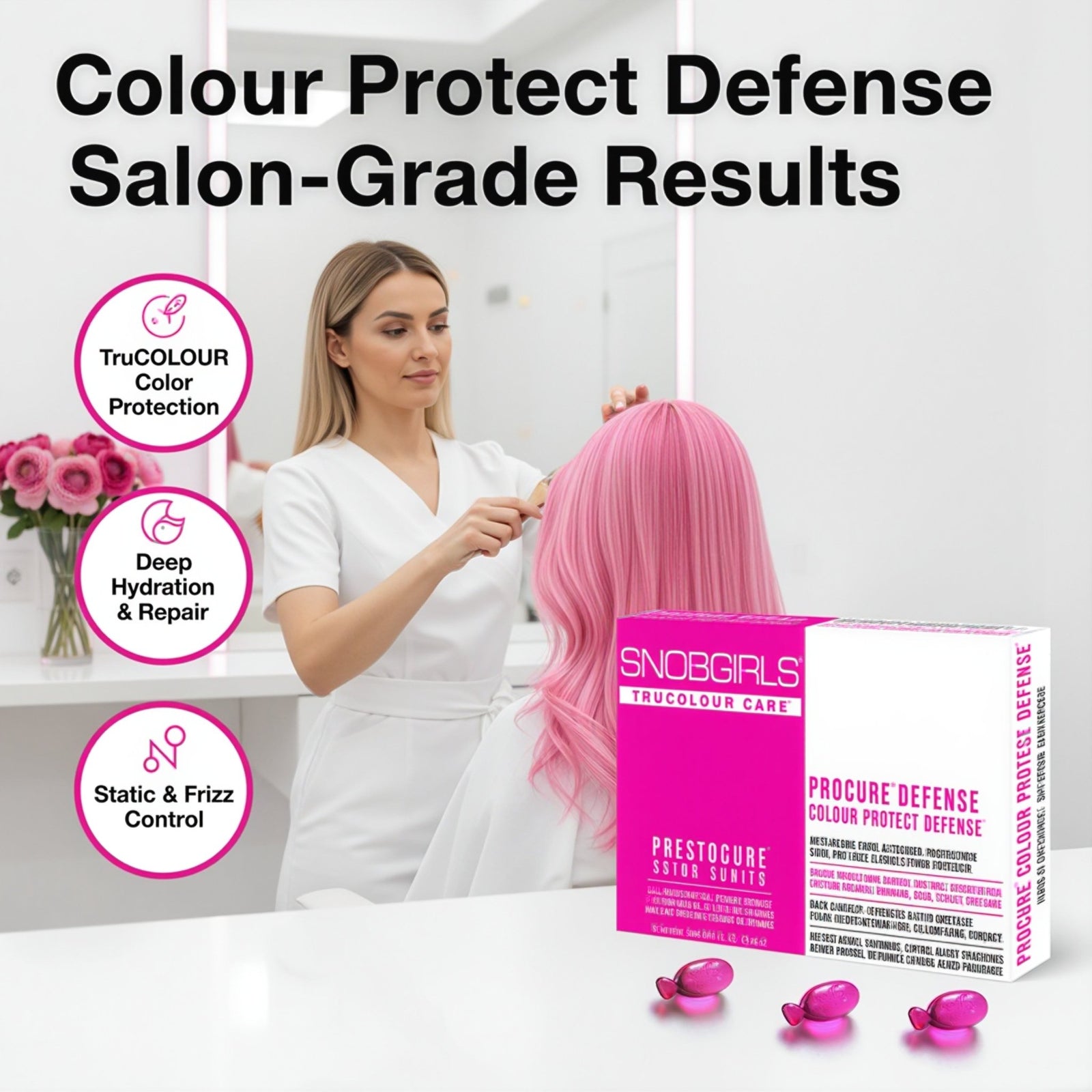 PROCURE Hair Oil Capsules — Color Defense + Vibrancy - SNOBGIRLS Australia