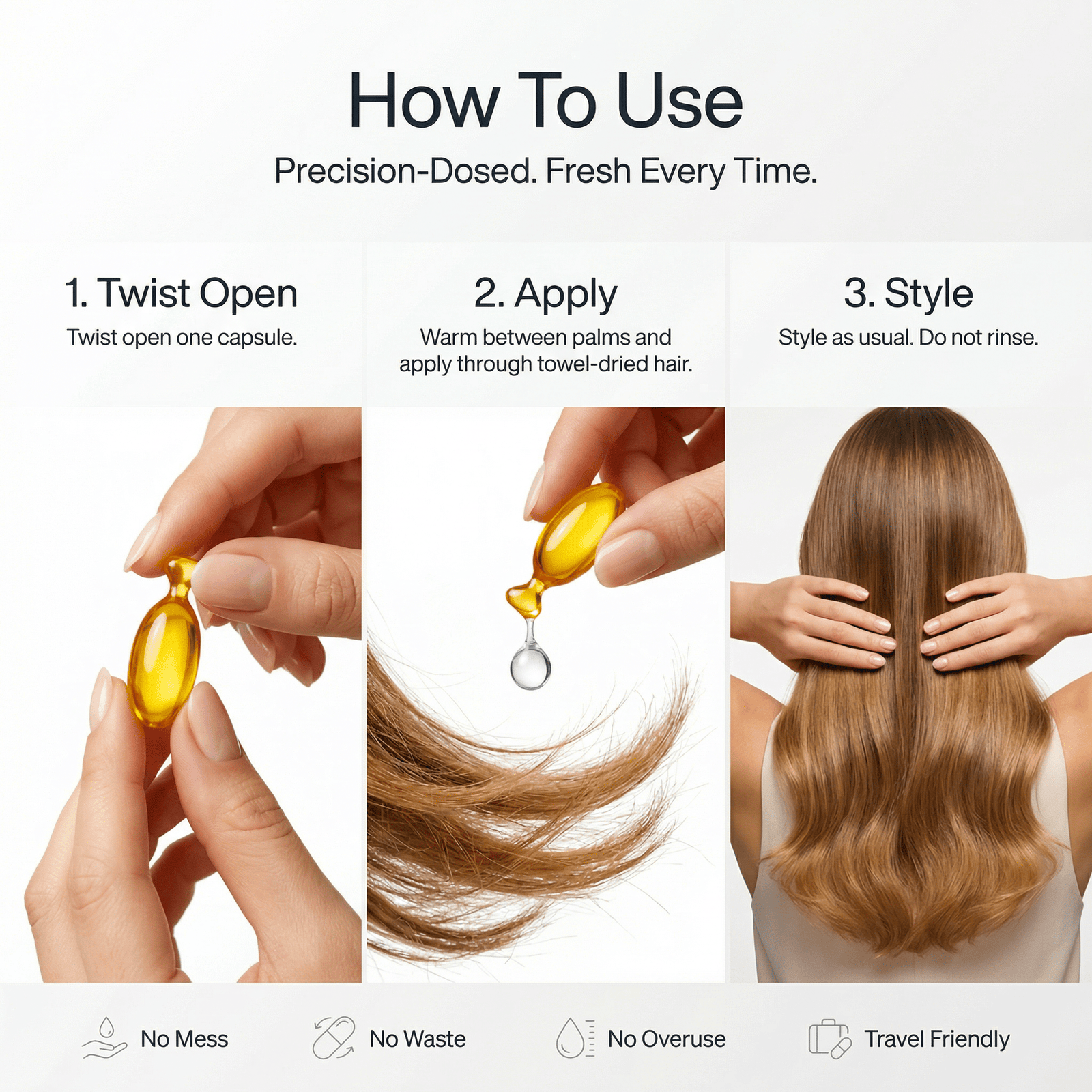 STRONGFORCE Hair Oil - Strength Repair + Split - End Seal - SNOBGIRLS Australia