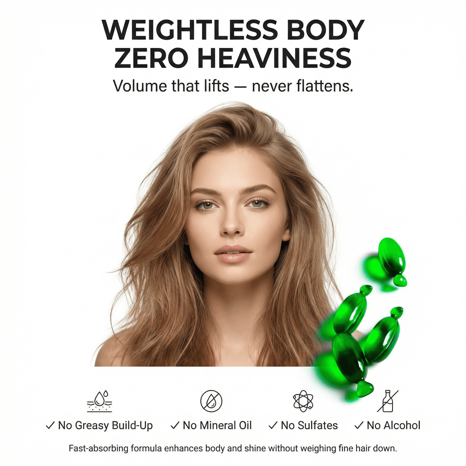 BODYDENSE Intensive Leave - In Hair Oil - 45 Capsules - SNOBGIRLS Australia