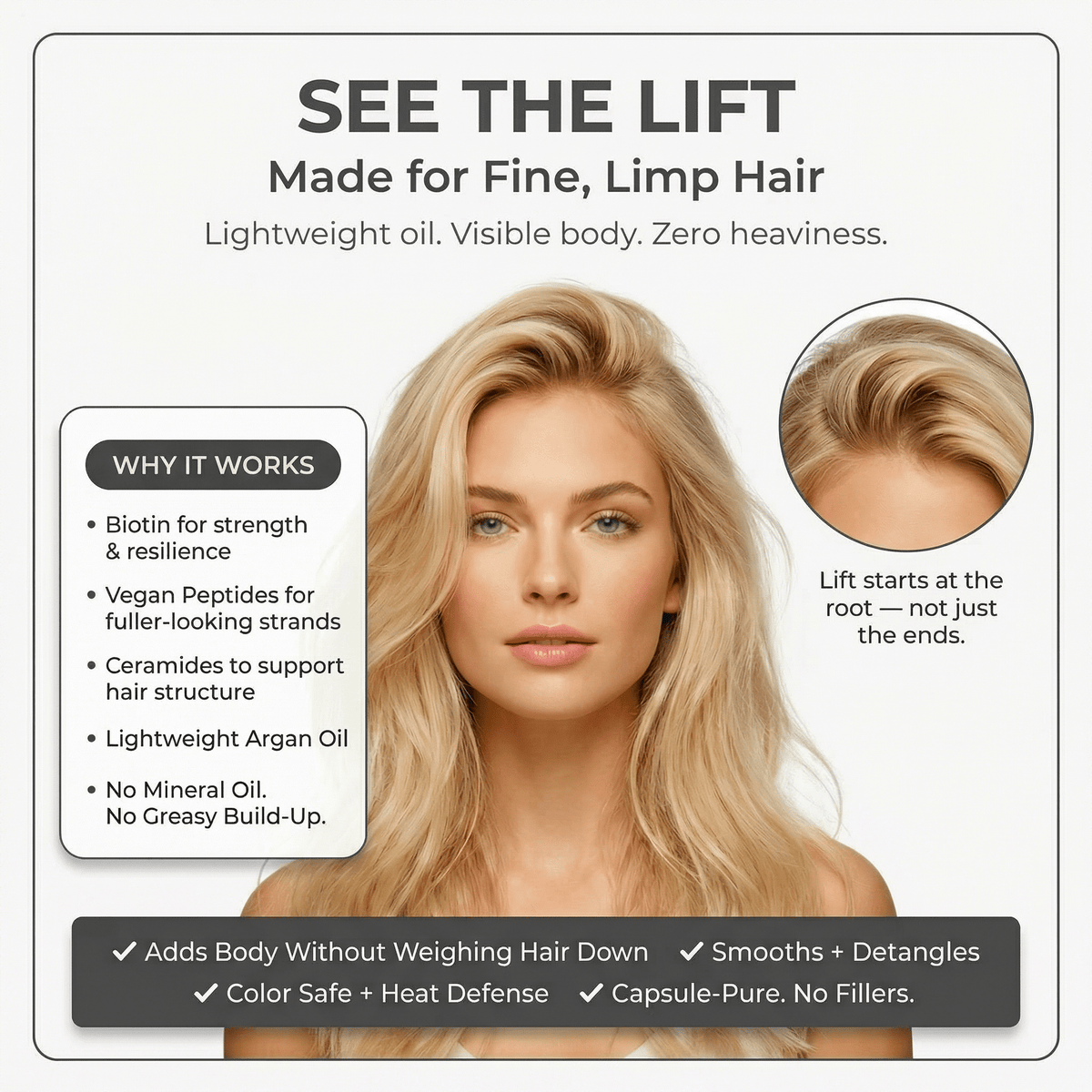 BODYDENSE Intensive Leave - In Hair Oil - 45 Capsules - SNOBGIRLS Australia