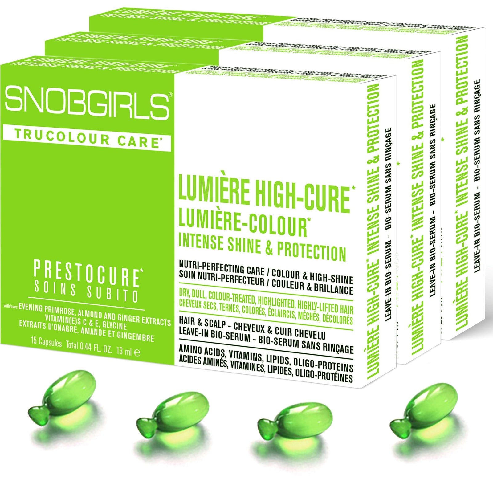 LUMIERE - COLOUR Hair Oil Capsules 3 Pack - SNOBGIRLS Australia