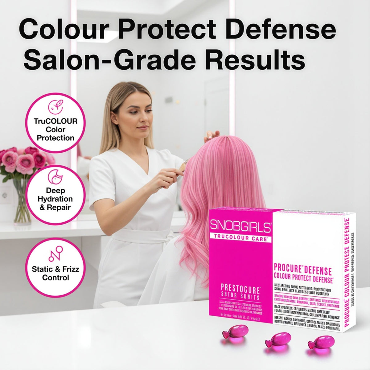 PROCURE Hair Oil Capsules — Color Defense + Vibrancy - SNOBGIRLS Australia