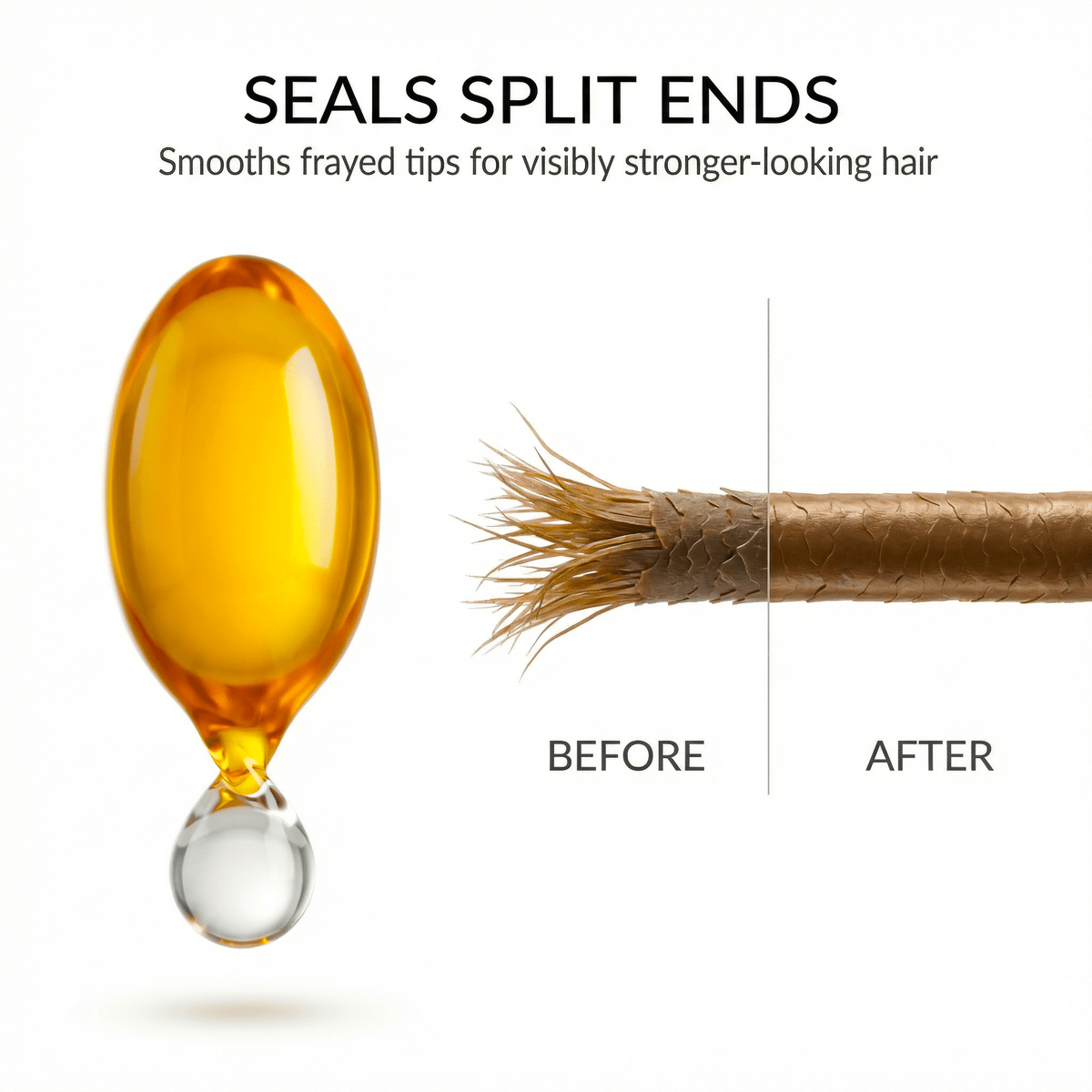 STRONGFORCE Hair Oil - Strength Repair + Split - End Seal - SNOBGIRLS Australia