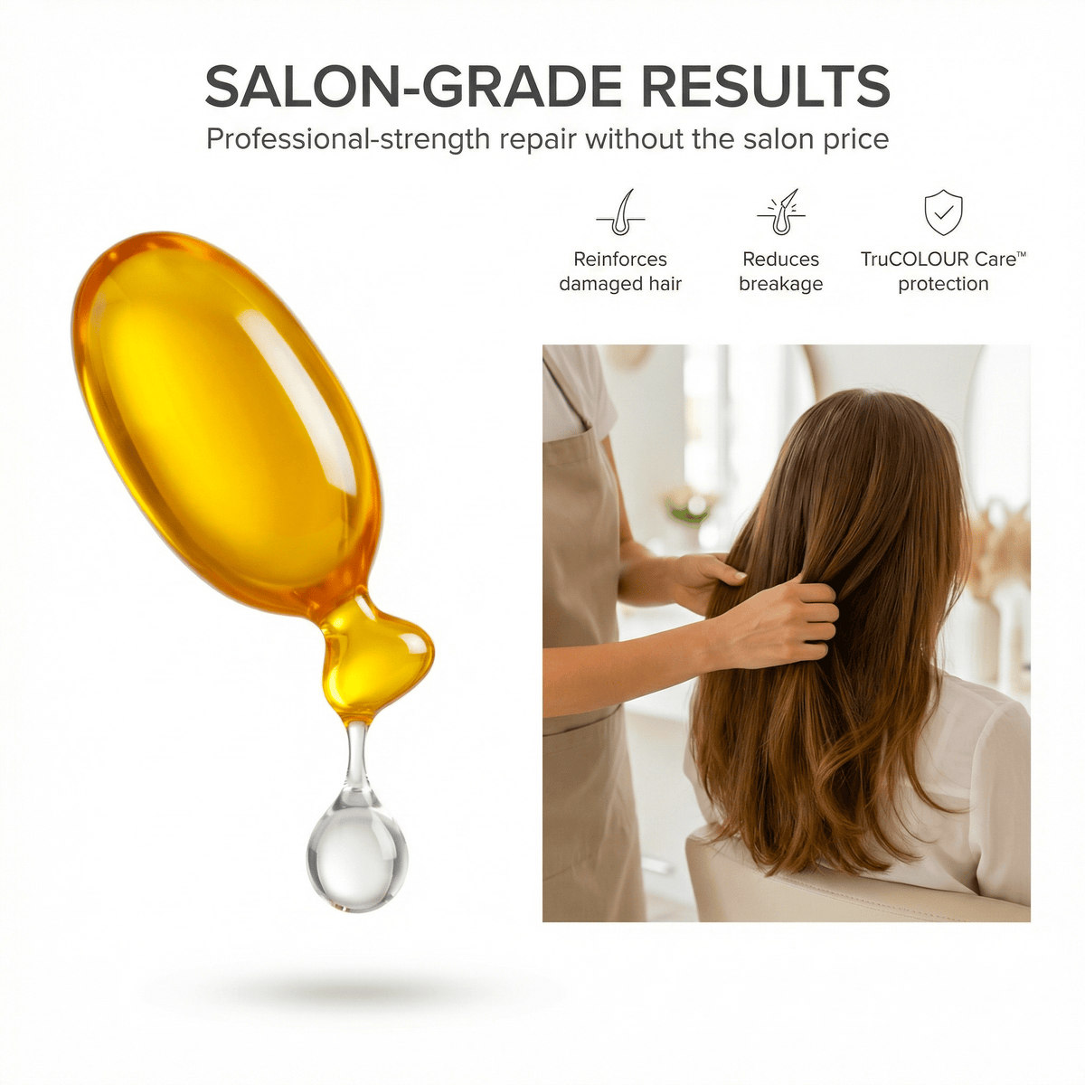 STRONGFORCE Hair Oil - Strength Repair + Split - End Seal - SNOBGIRLS Australia