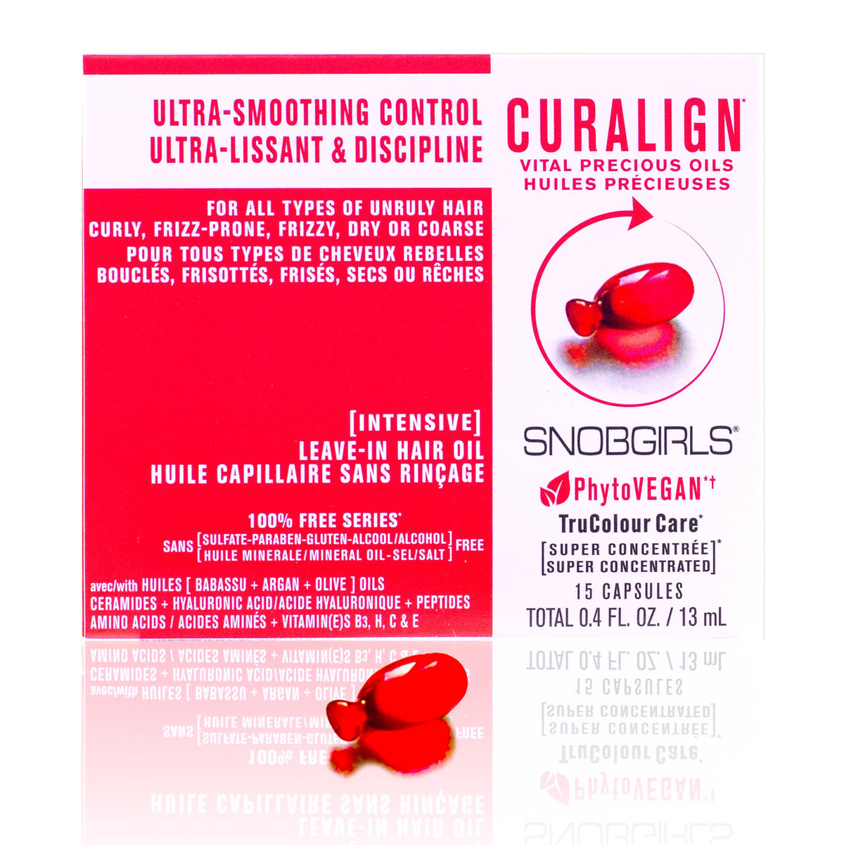 CURALIGN VITAL PRECIOUS OILS - PhytoVEGAN Super Concentrated Intensive Leave-In Hair Oil - SNOBGIRLS Australia