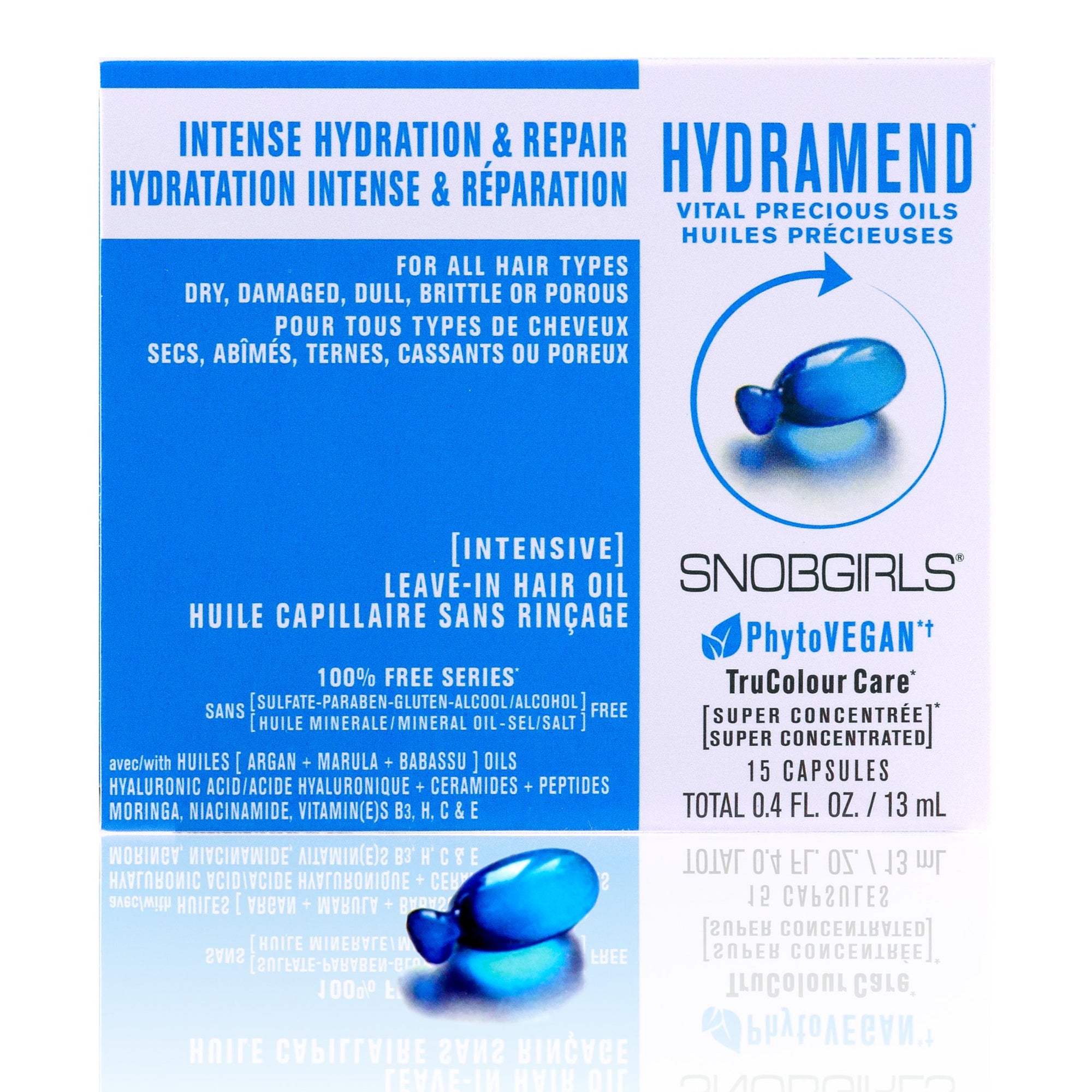 HYDRAMEND VITAL PRECIOUS OILS - PhytoVEGAN Super Concentrated Intensive Leave-In Hair Oil - SNOBGIRLS Australia
